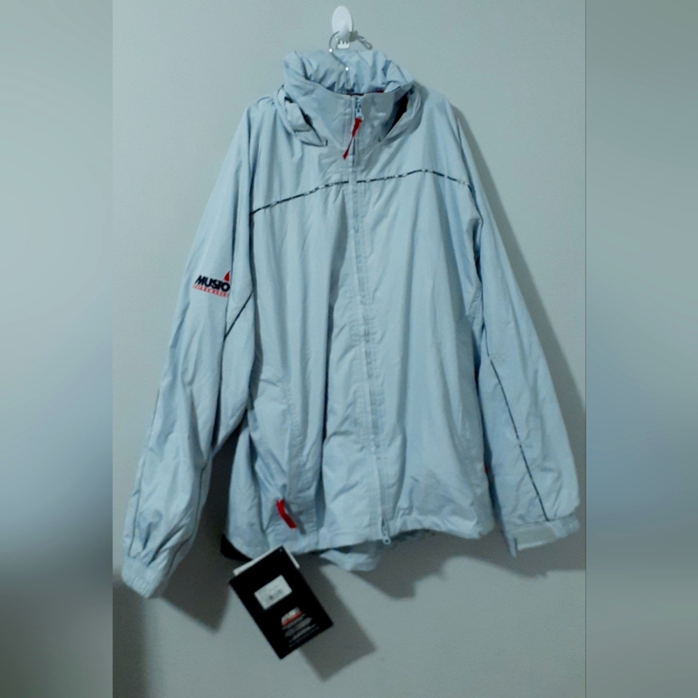Musto Caribbean Range Performance Jacket Size Large  Light Gray